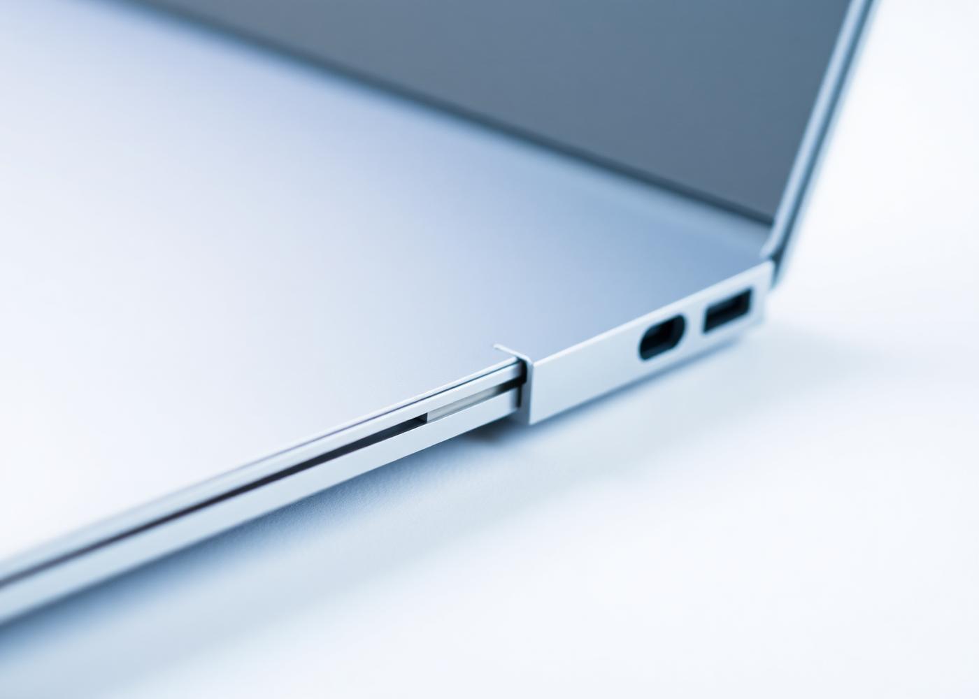 Machined aluminium edge and hinge
